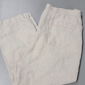 Men's Lightweight Linen Pants - Natural